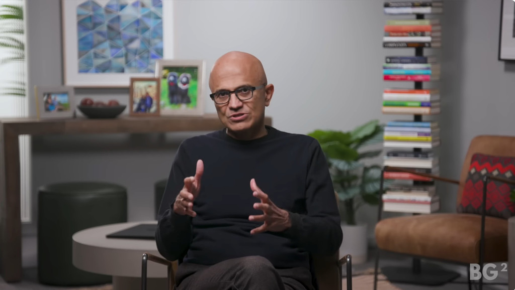 Microsoft CEO 사티야 나델라가 말하는 AI 에이전트의 미래의 썸네일 이미지