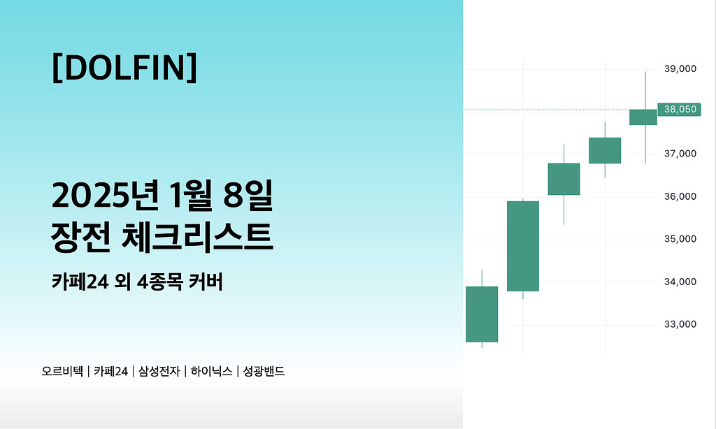 🐬[DOLFIN] 1월 8일 장전 체크리스트의 썸네일 이미지