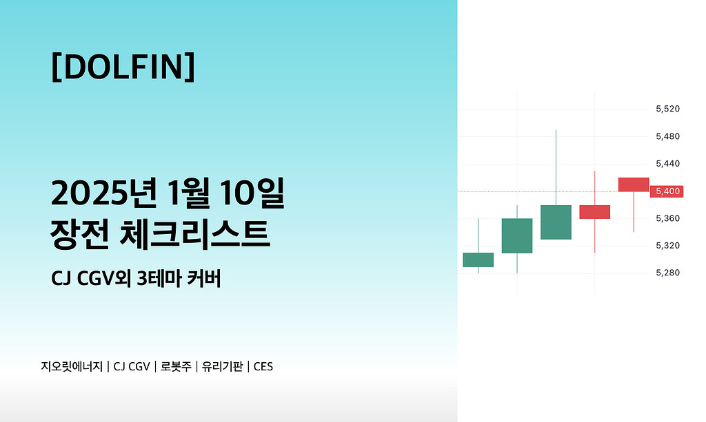 🐬[DOLFIN] 1월 10일 장전 체크리스트의 썸네일 이미지