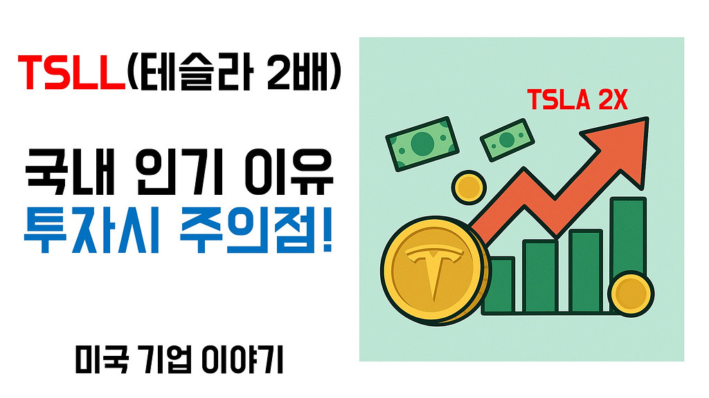 TSLL 테슬라 2배 ETF 인기 이유와 투자시 주의점은?(2025.04.07)의 썸네일 이미지