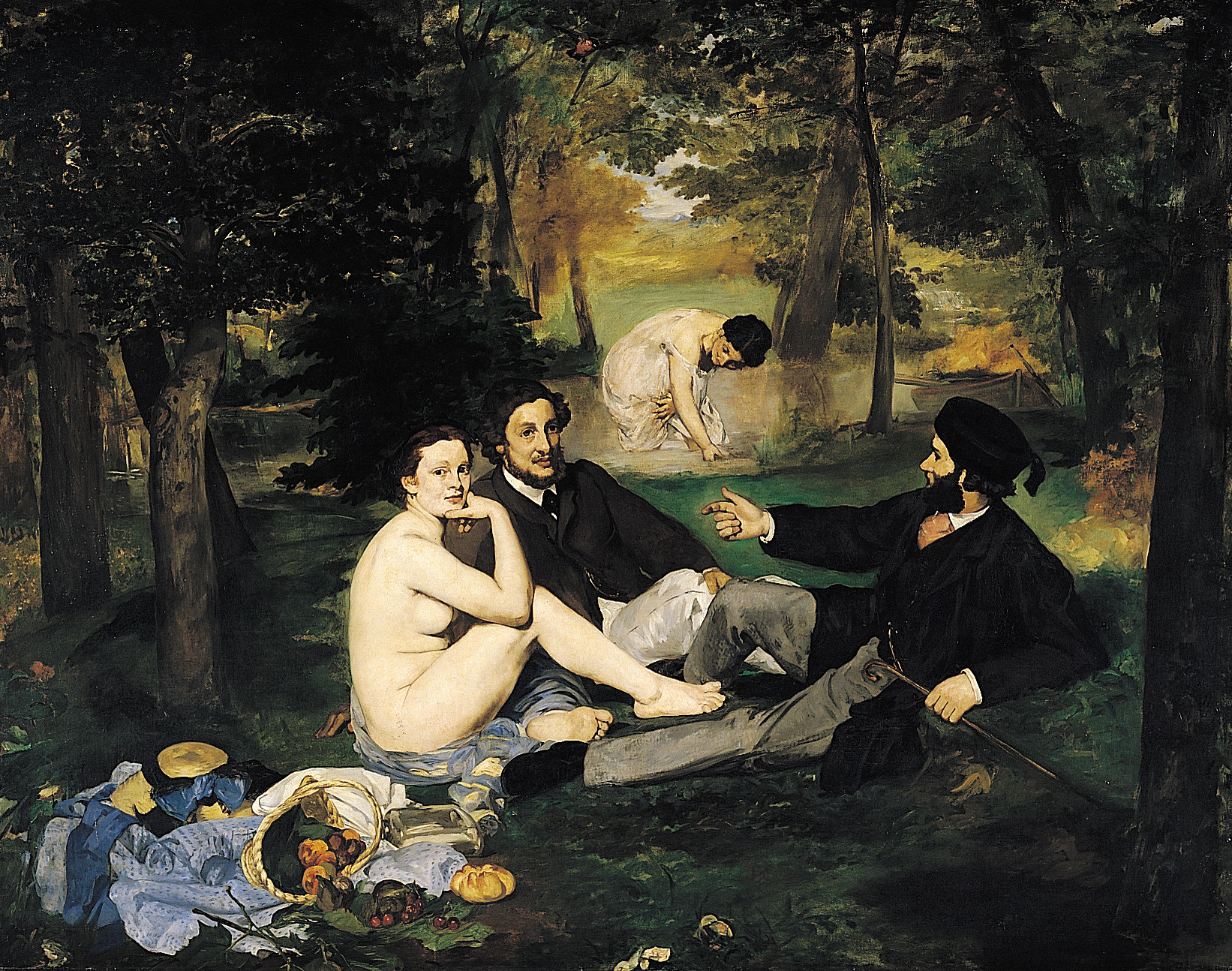 에두아르 마네 / 풀밭 위의 점심 (Le Déjeuner sur l’herbe) / 1863 / 오르세 미술관
