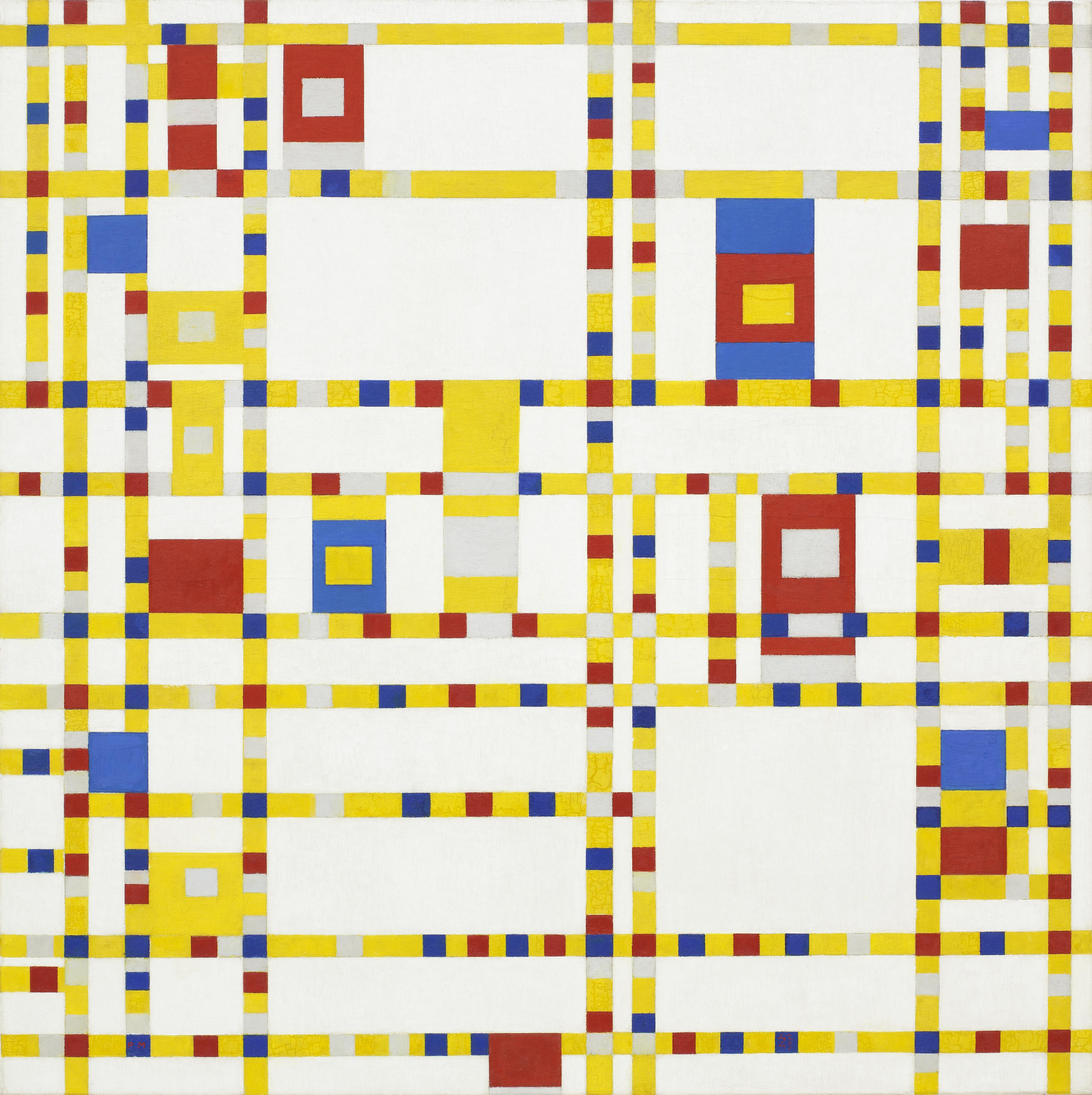 몬드리안 / 브로드웨이 부기우기 (Broadway Boogie Woogie /1942–43 / MoMA