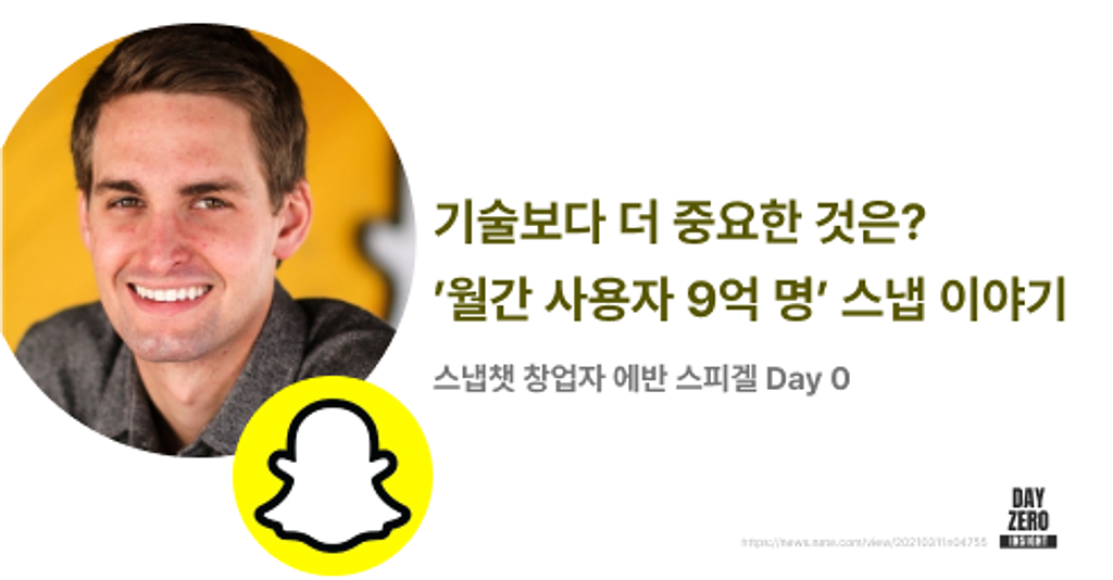 기술보다 더 중요한 것은? 월간 사용자 9억 ‘스냅챗’ 이야기의 썸네일 이미지