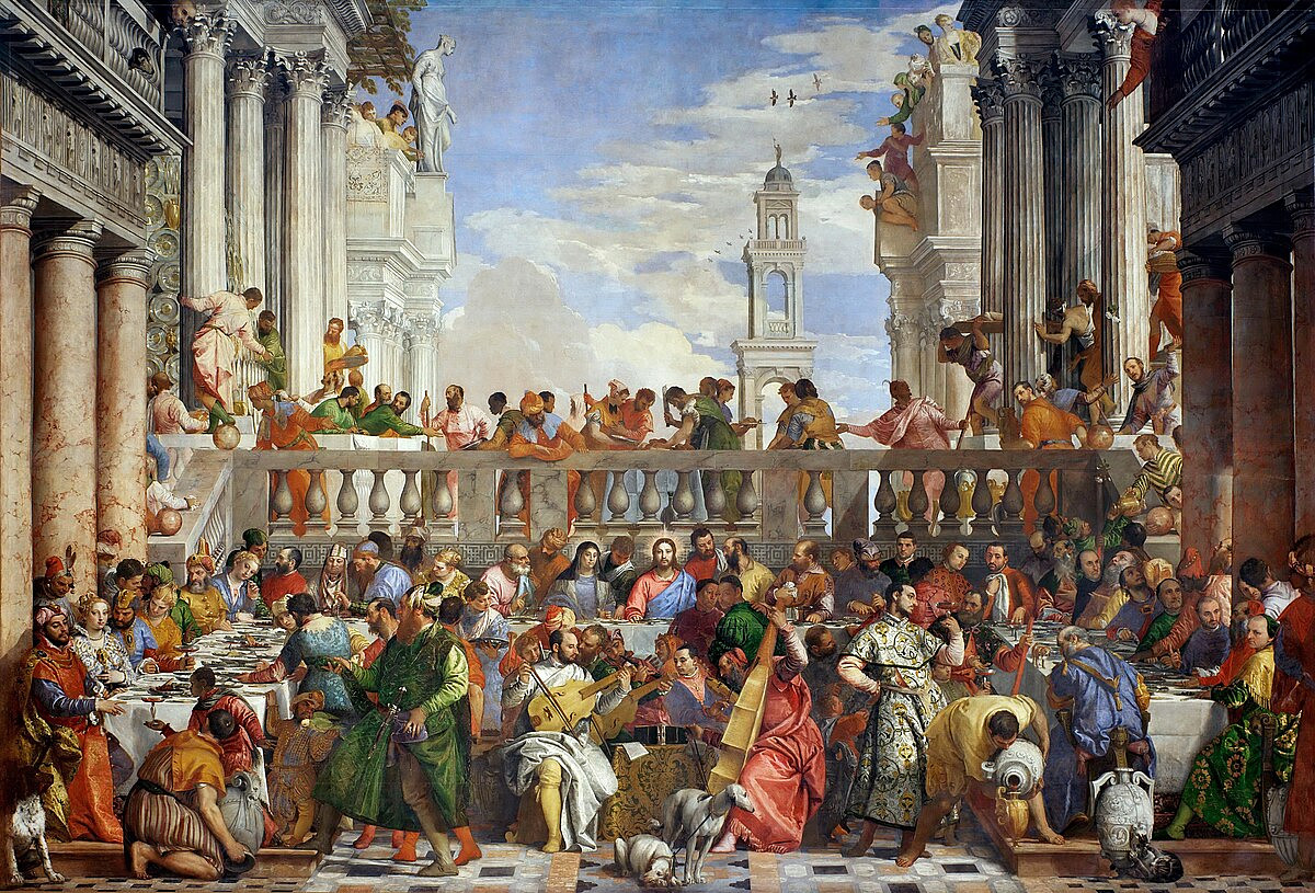 가나의 혼인 (The Wedding at Cana) / 파올로 베로네세 / 1563 / 루브르 박물관