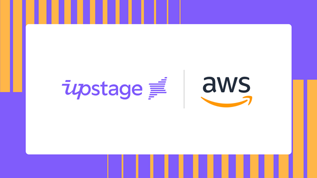 AI 스타트업 '업스테이지', AWS 참여 620억 투자 유치의 썸네일 이미지