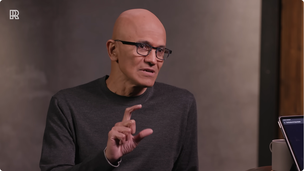 사티아 나델라가 말하는 일의 미래, 그리고 그 이후의 썸네일 이미지