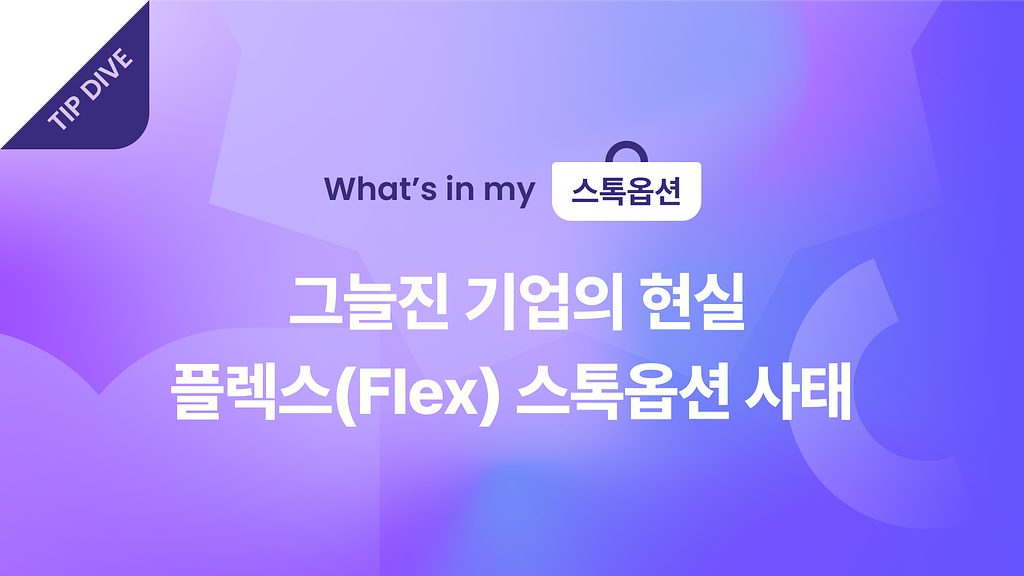 🥷 그늘진 기업의 현실, 플렉스(Flex) 스톡옵션 사태 의 썸네일 이미지