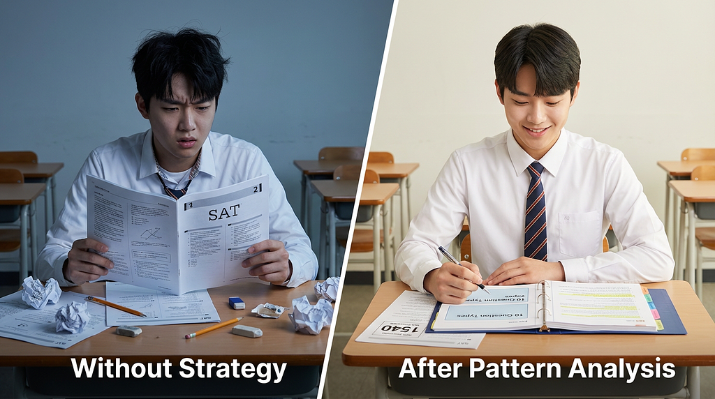 SAT 시험 문제 분석 결과, 실제로는 10가지 패턴의 반복이었다의 썸네일 이미지