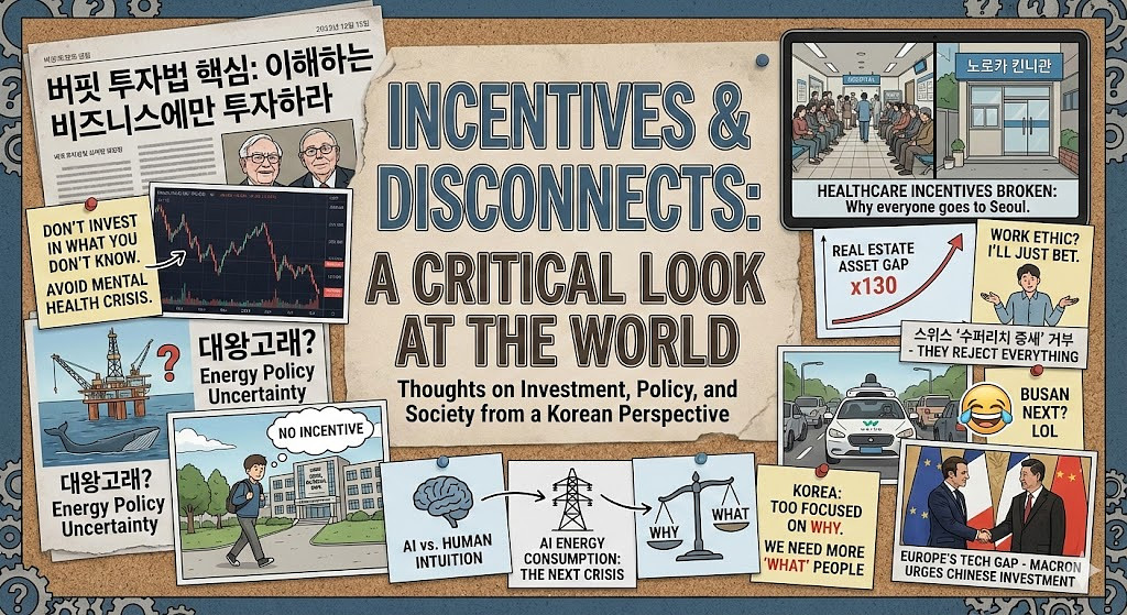 공대 탈주, 환자 서울 러시, 그리고 AI 에너지 위기: "왜" 말고 "뭐"가 중요한 시대의 썸네일 이미지