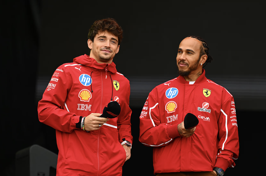 좌 샤를 르클레르 선수 / 우 루이스 해밀턴 선수