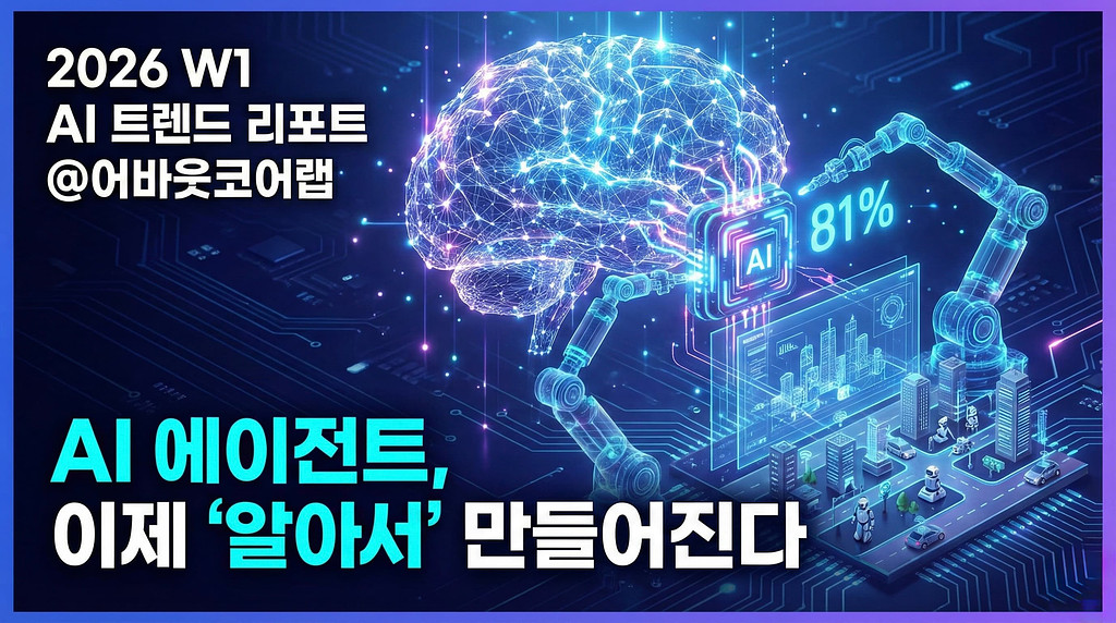 2026 W1 AI 트렌드 위클리 리포트의 썸네일 이미지
