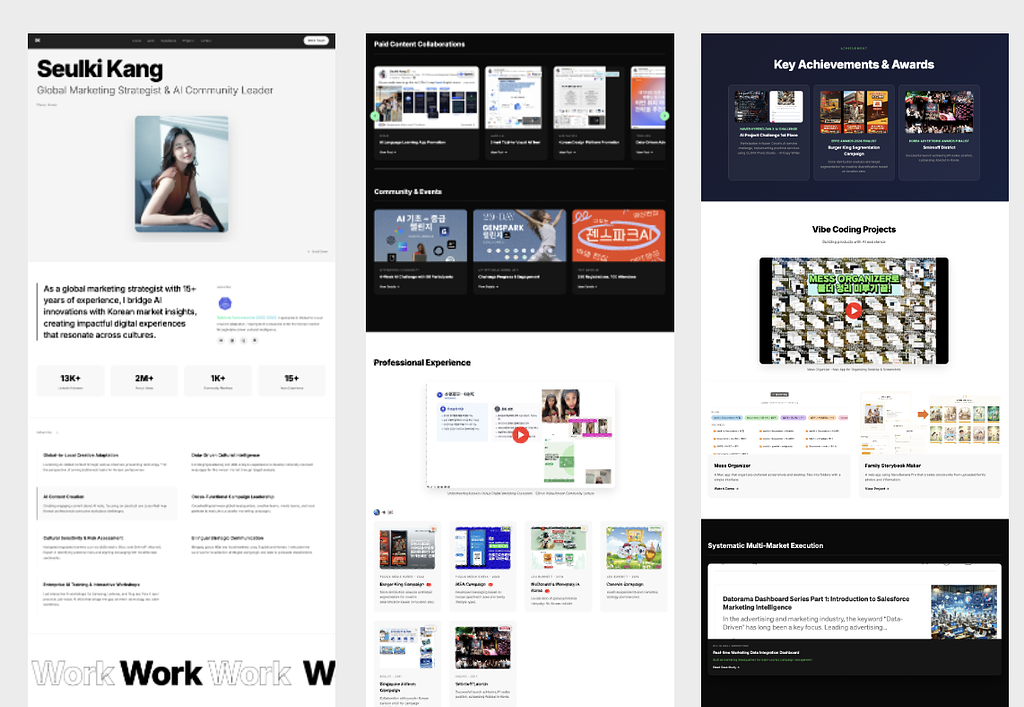 AI로 마케터 포트폴리오 사이트 만들기의 썸네일 이미지