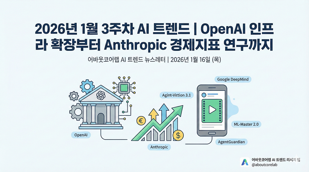 2026 W3 AI 트렌트 위클리 리포트의 썸네일 이미지