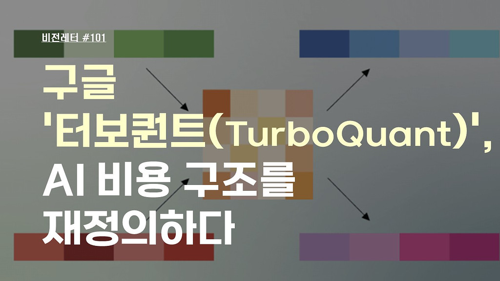 [#101.4월1주 비전레터] 구글 '터보퀀트(TurboQuant)', AI 비용 구조를 재정의하다의 썸네일 이미지