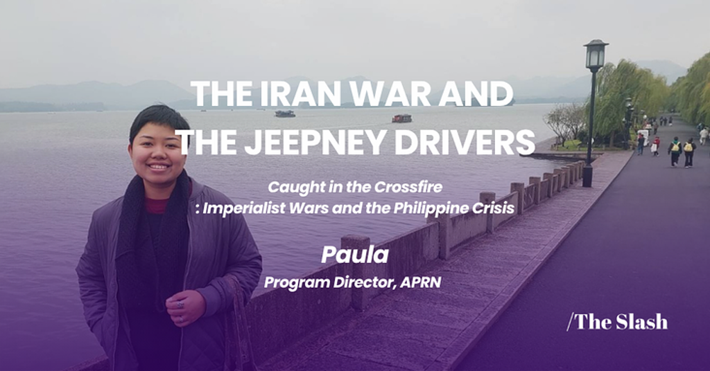 The Iran war and the Jeepney drivers의 썸네일 이미지
