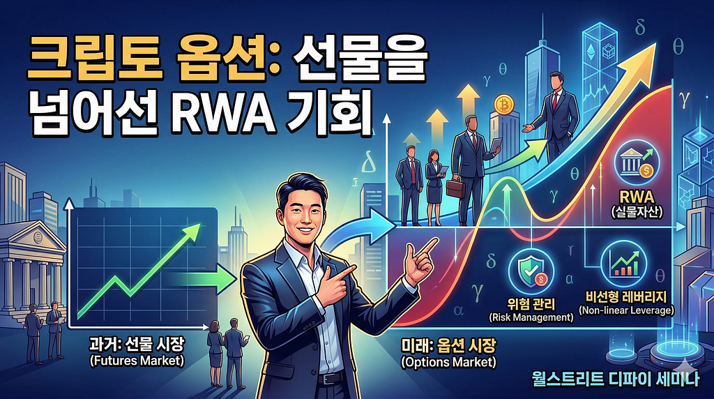 크립토 옵션 시장의 현황과 방향의 썸네일 이미지