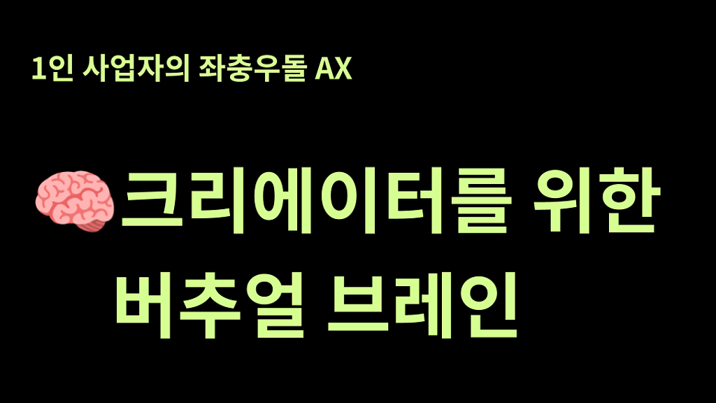 🧠 1인용AX ② | LLM Wiki를 크리에이티브에 응용하기의 썸네일 이미지