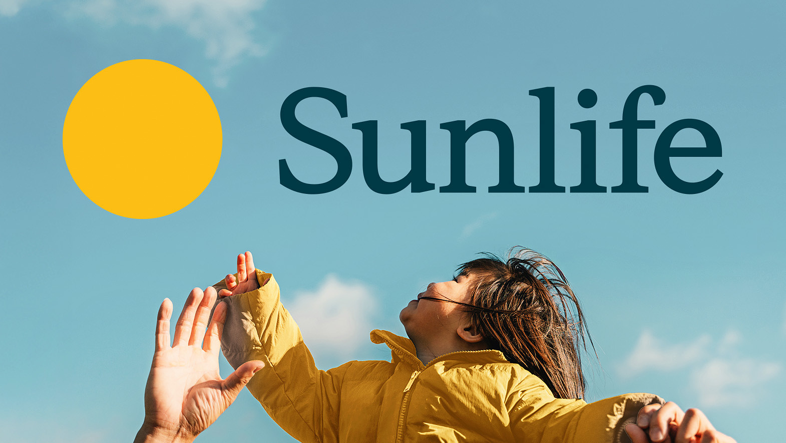 Sunlife의 새 로고와 브랜드 표기 · 이미지: Sunlife