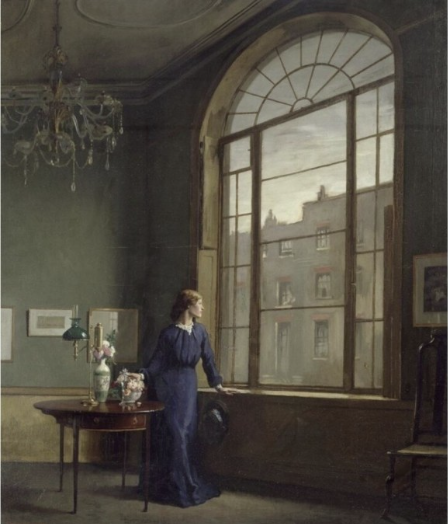 윌리엄 오르펜(William Orpen), 런던 거리의 창문(A window in London street), 1901