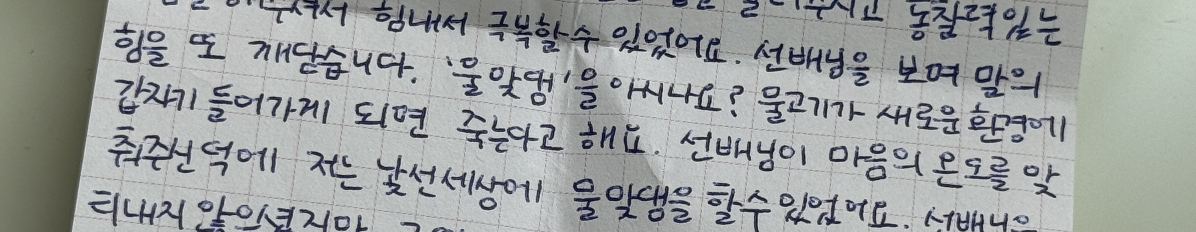 린의 편지