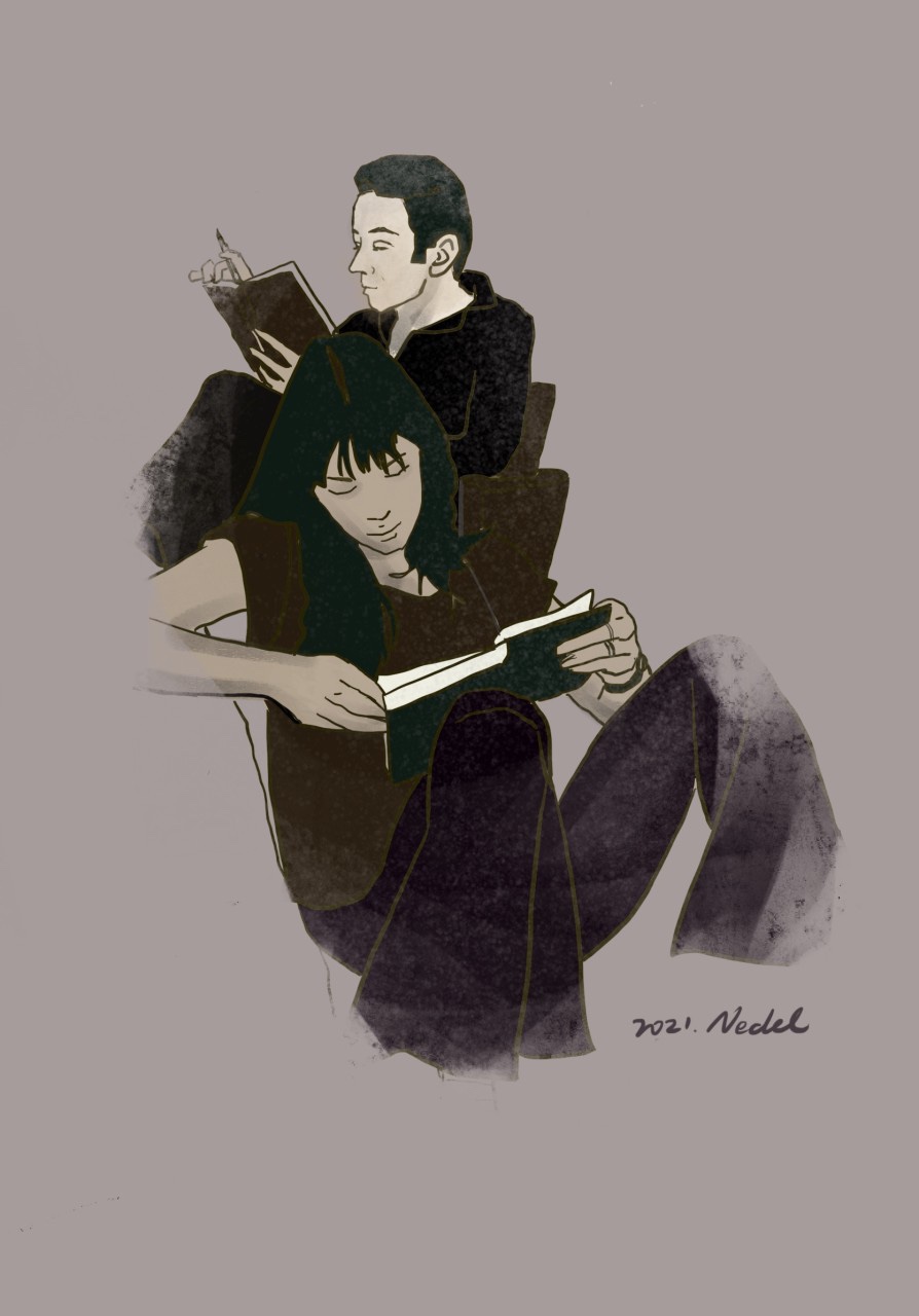 *[Stoner]
중 스토너가 유일하게 행복했던 모습이 묘사된 Katherine과 함께 책을 읽던 장면