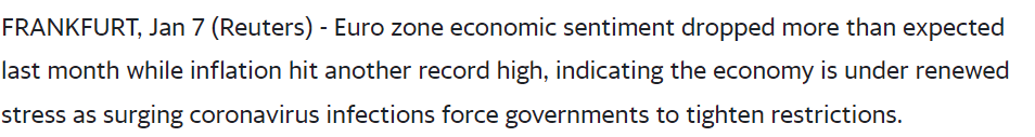 WRAPUP 2-Omicron dents euro zone's economic rebound; inflation at record high (yahoo.com)
