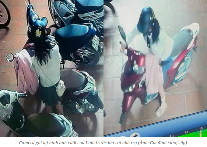 CCTV에 기록된 모텔방에 돌아오기 전 링의 마지막 모습