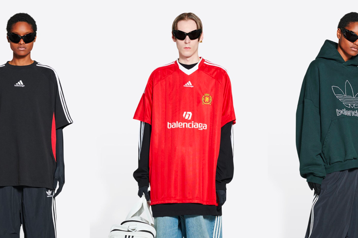 [출처 : 발렌시아가] 블록코어, 유니폼을 일상복과 매치한 스타일.