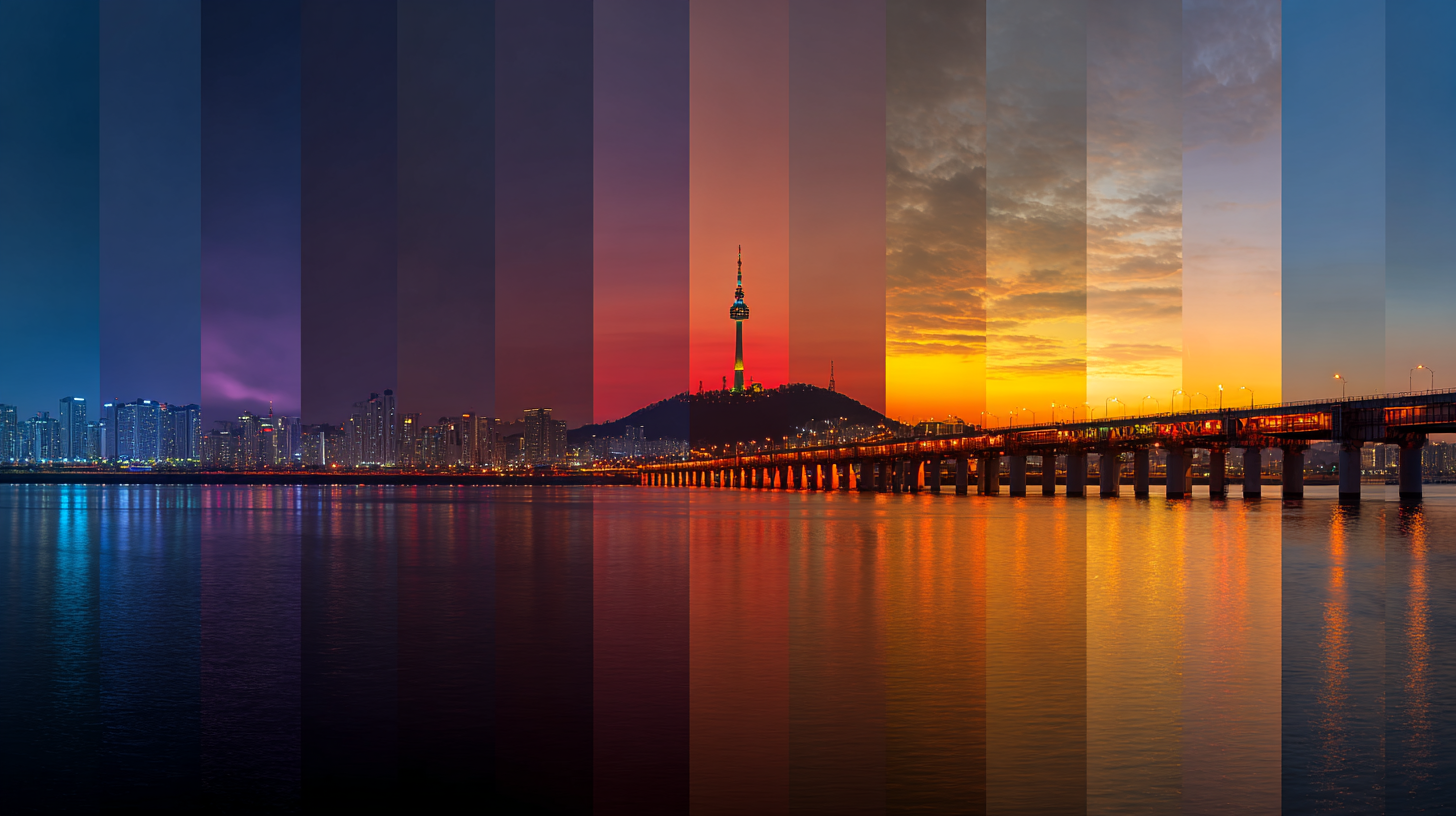 스물네 시간 일하고 퇴근하던 길, 한강 다리를 건너며