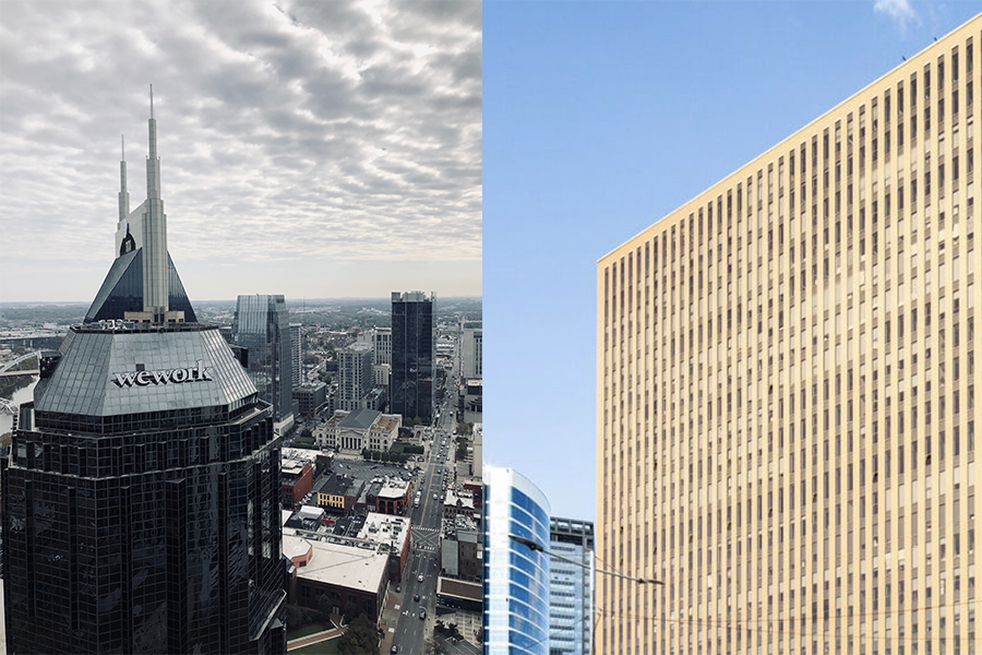 왼쪽: 미국 내쉬빌의 있는 위워크 ㅣ 오른쪽: 서울역에 있는 위워크. 서울역에 내리면 맞은편에 바로 있다애덤은 뉴욕에 가장 많은 제곱미터를 가진 임차인을 꿈꾸었으면 꿈을 실현하기 위해 건물주에게 엄청나게 유리한 조건으로 계약을 맺는다. 꿈은 실현했으나, 그 꿈 뒤에 박봉의 근로자, 재정난에 허덕이는 법인이 있었다.&nbsp;그럼에도 꿈을 이룬 애덤의 자산 규모는 현재 몇십조에 달한다고 한다.