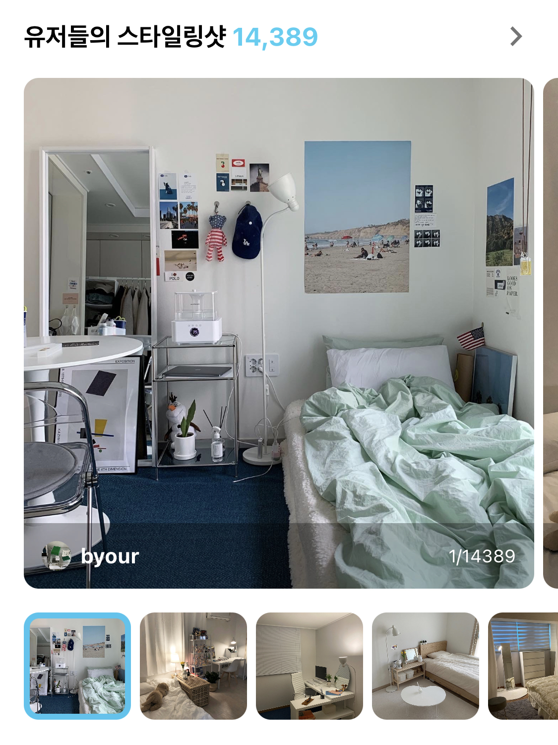 제품 리뷰 페이지 예시