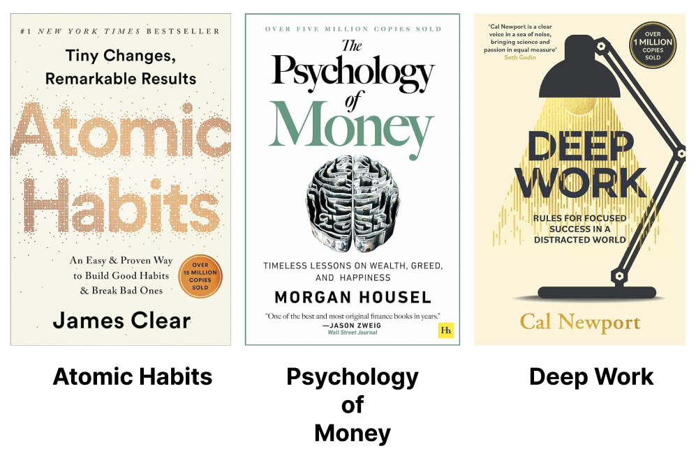 A (of) B의 구조의 제목을 갖고 있는 베스트셀러들