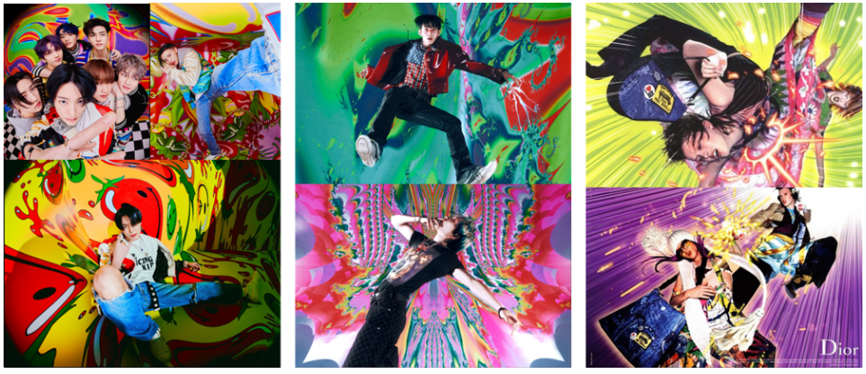 NCT DREAM - 맛 (Hot Sauce) Crazy jalapeño’(크레이지 할라피뇨) Ver. / P1Harmony - 때깔 (Killin’ It) 색깔(Superb) Ver. / Dior 2021 s/s campaign