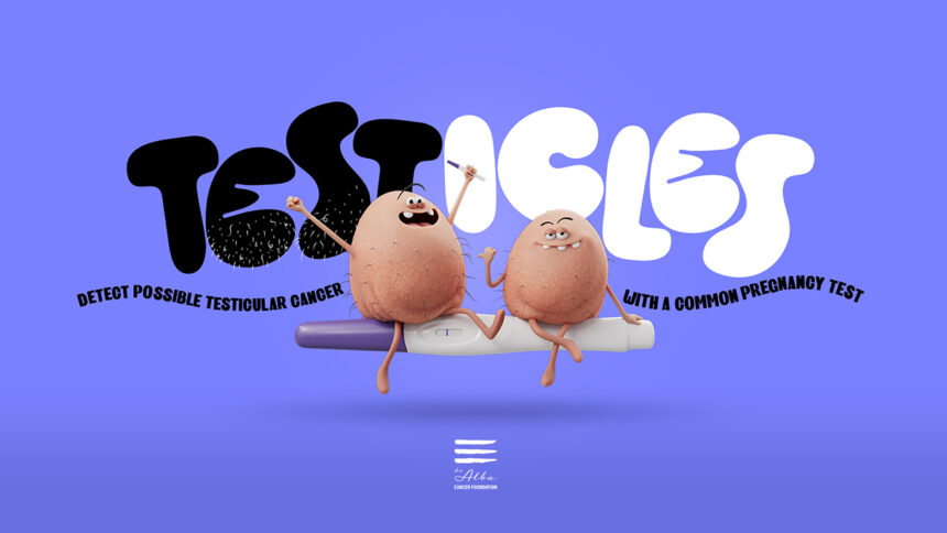 영어로 고환이 Testicles에요. 'Test'를 강조하고, 타이포 디테일도 신경썼어요. (이미지: MMM온라인)