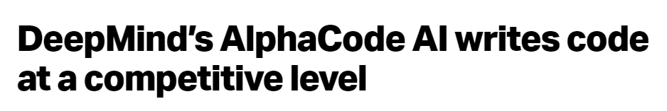 DeepMind’s AlphaCode AI writes code at a competitive level | TechCrunch