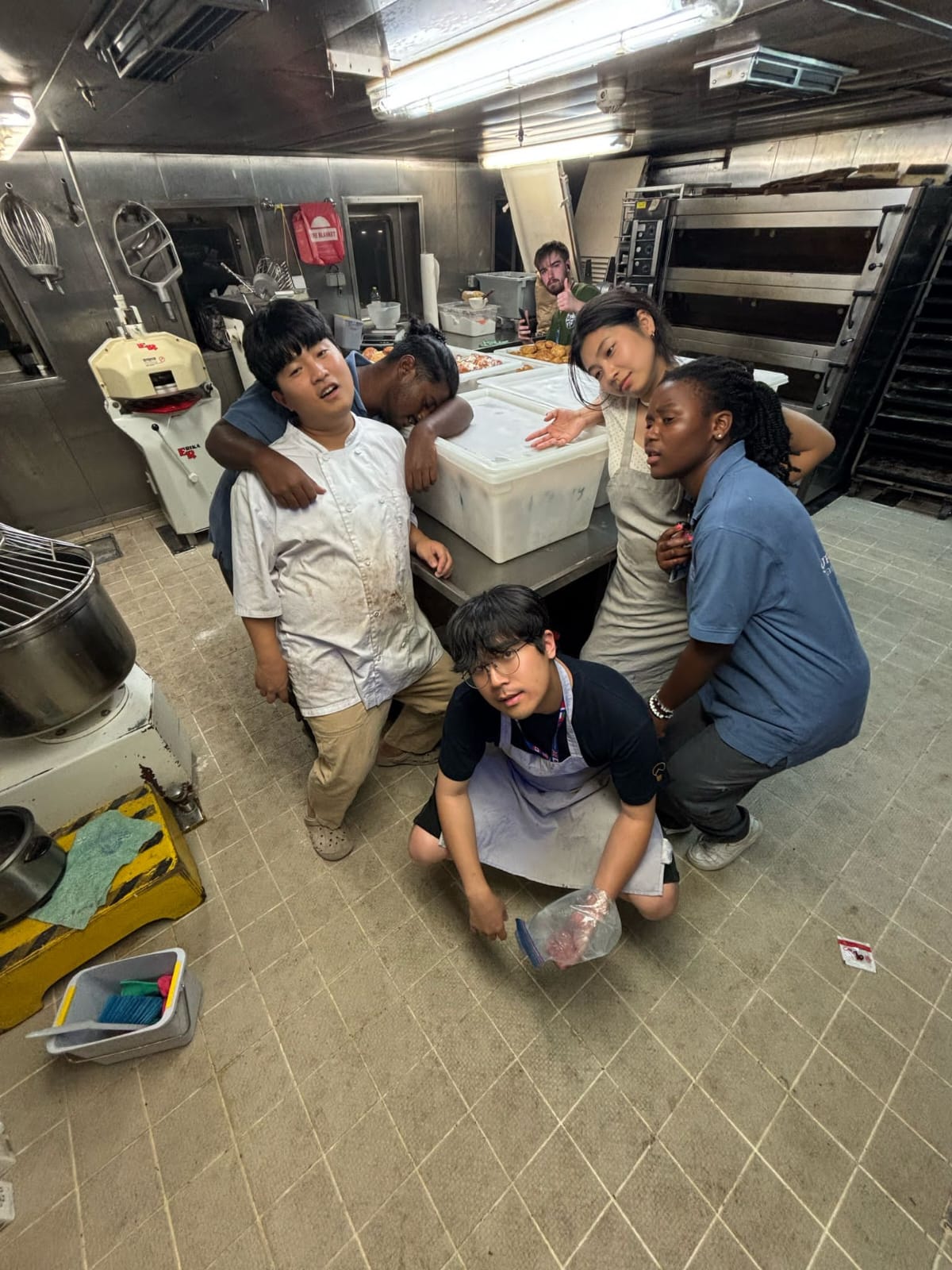 A friend who was exhausted after baking all night