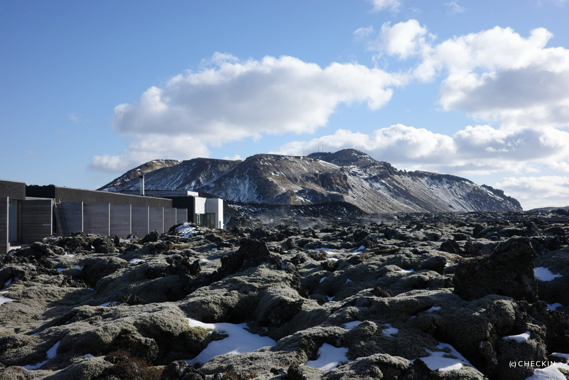 객실 테라스의 뷰..