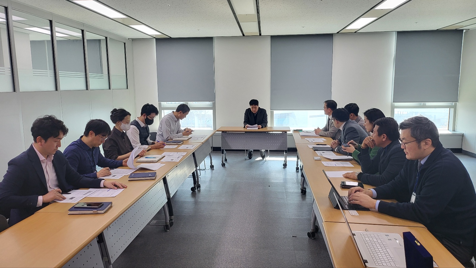 해양수산부 해양레저관광과 해양레저산업 발전 방향에 대한 미팅 진행