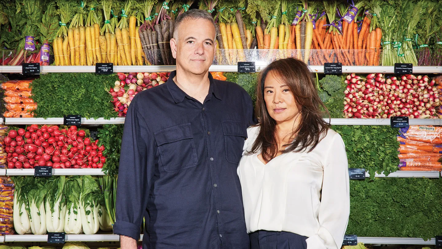 Tony and Josephine Antoci were photographed Sept. 28 at their Erewhon store in Pasadena.
