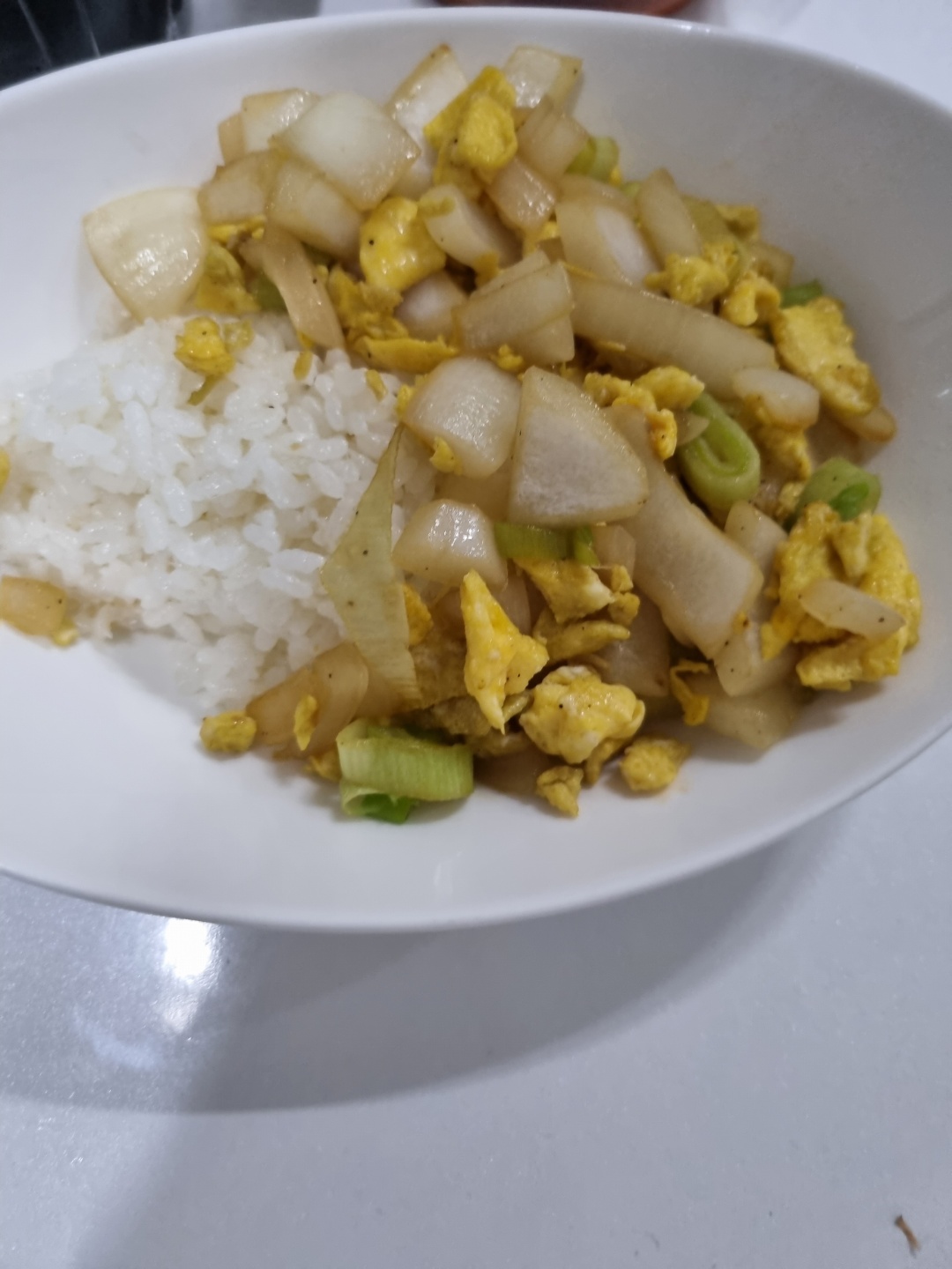 대충 해먹은 양파 덮밥...