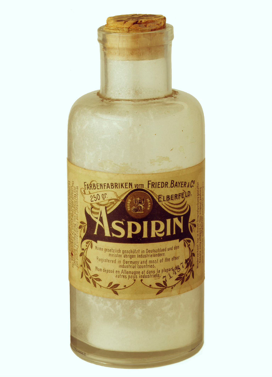 <b><i>Figure.7 </i></b>1899년 바이엘의 아스피린 ⓒBayer AG