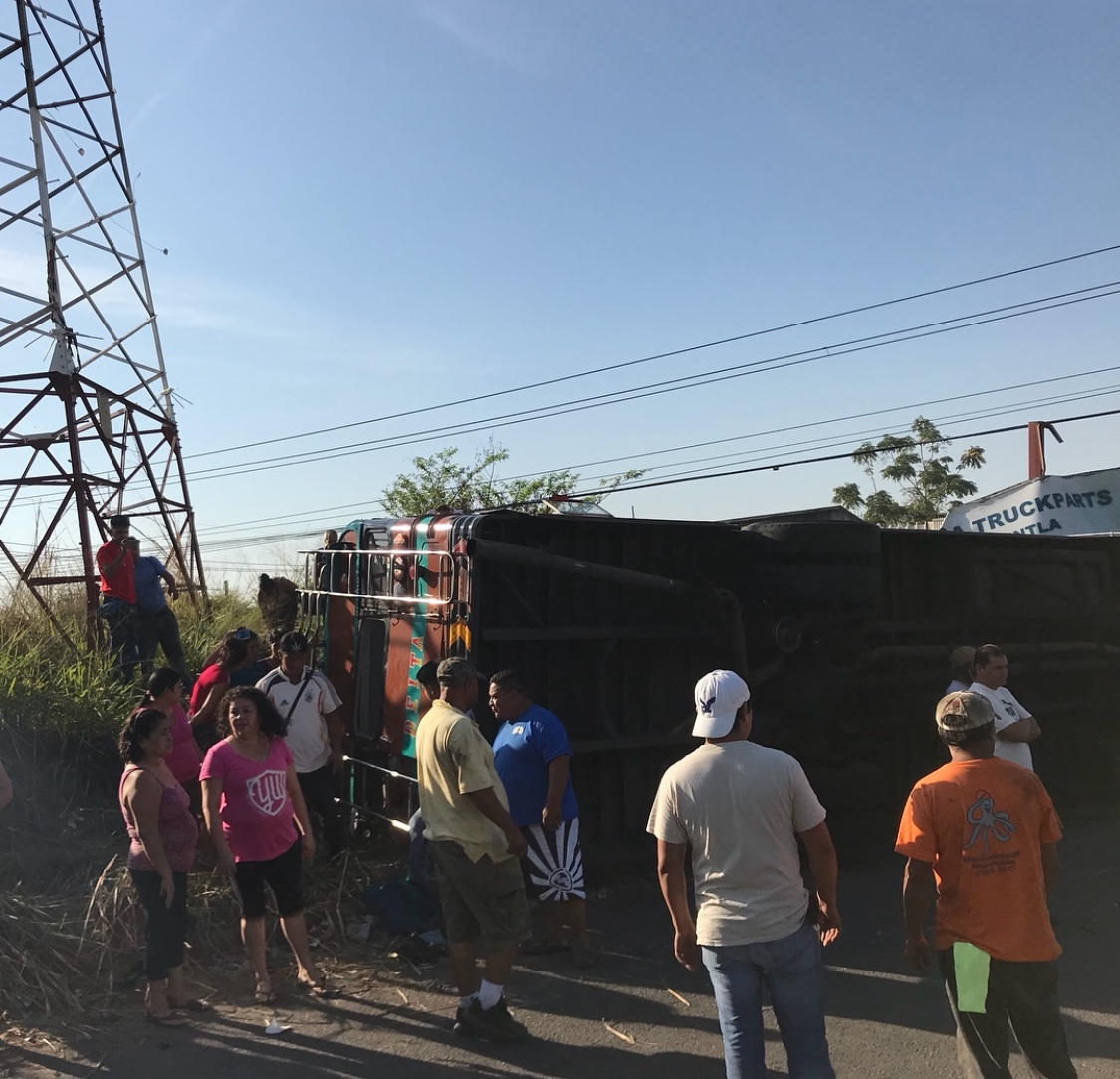 &nbsp;사고가 났던 버스..