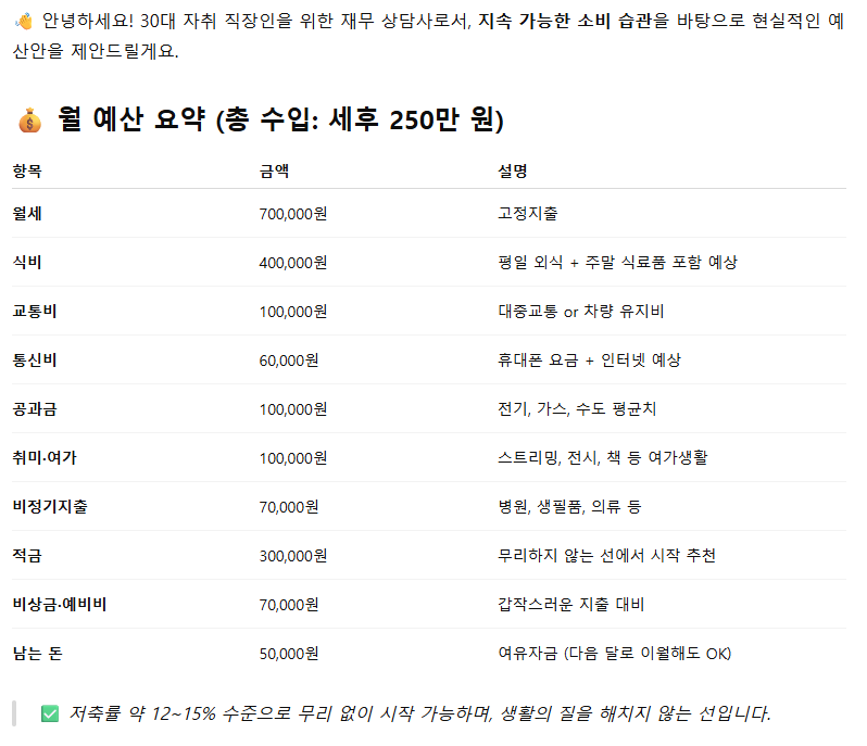 챗GPT의 답변 중 일부