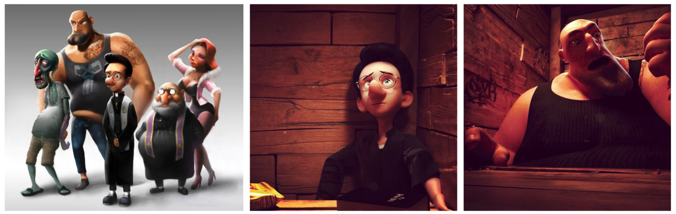 재현님이 직접 만들었던 3D 이미지. 애니메이션 감독을 꿈꾸었다.