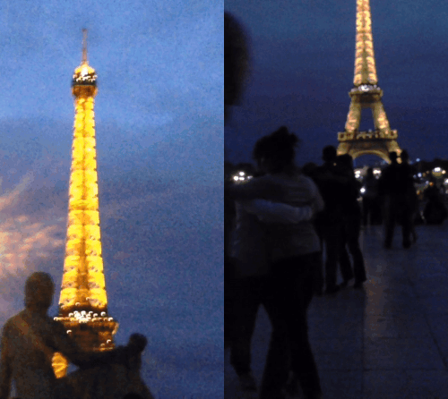 에펠탑의 풍경, 그리고 풍경 속의 사람들