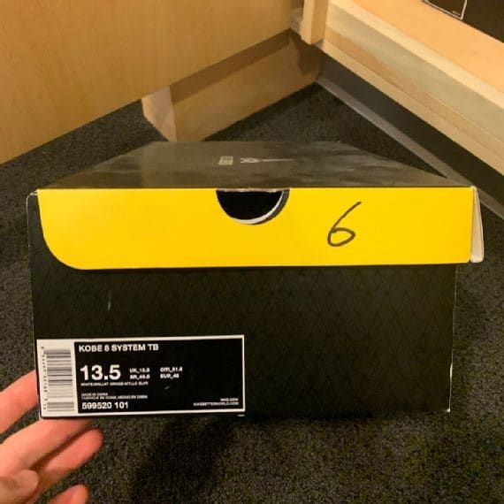 여전한 코비 농구화의 인기