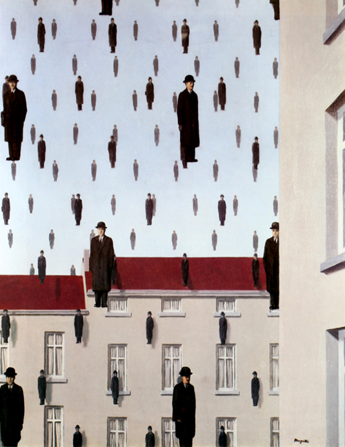 르네 마그리트, '골콩드'