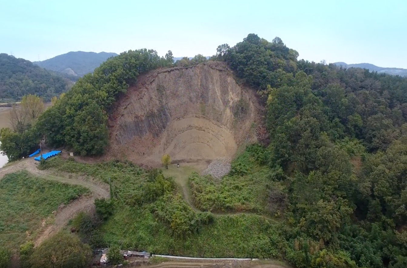 달전리 주상절리 풍경