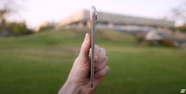 아이폰17 에어 더미 유닛 [사진: 유튜브 애플트랙]