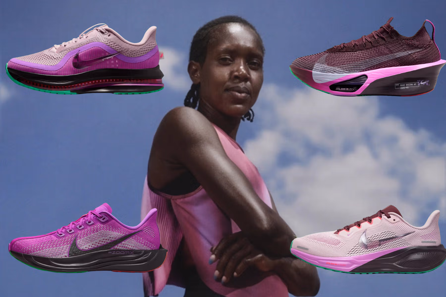 나이키 x 페이스 키피에곤 Breaking4 캡슐 컬렉션